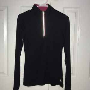 Black/ Hot Pink Athletic Pullover